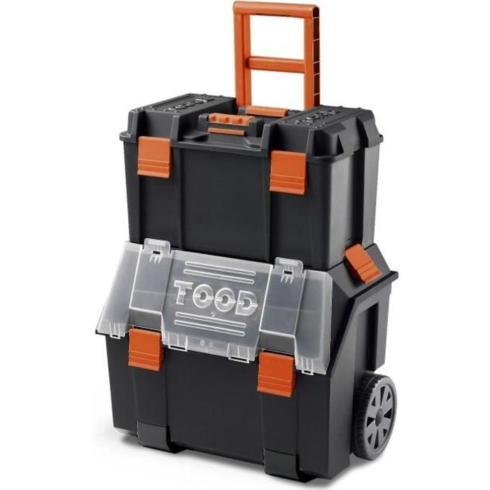 TOOD Servante boite à outils 2 en 1