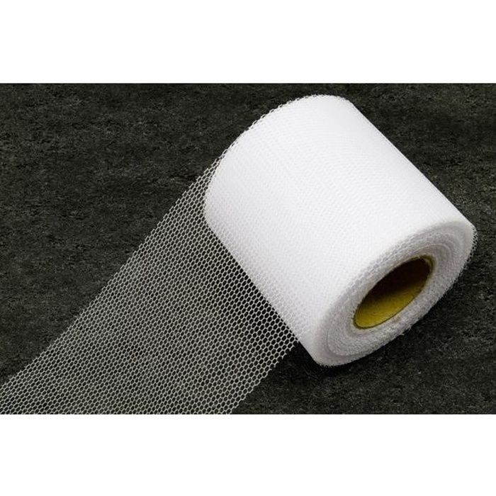 Ruban tulle blanc, 20m (x1) REF/RL290