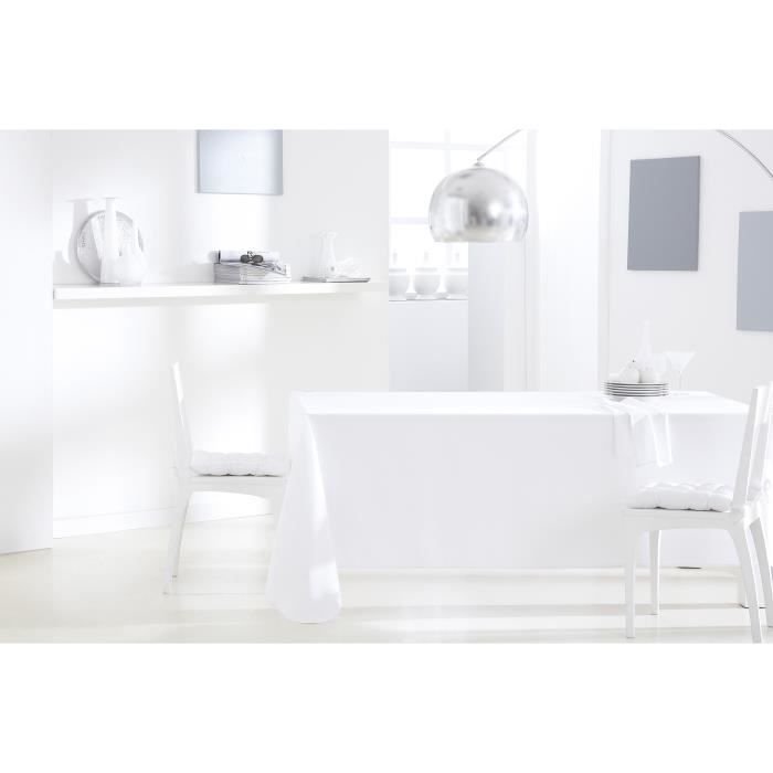 TODAY Nappe rectangulaire 150x250 cm - Blanc chantilly