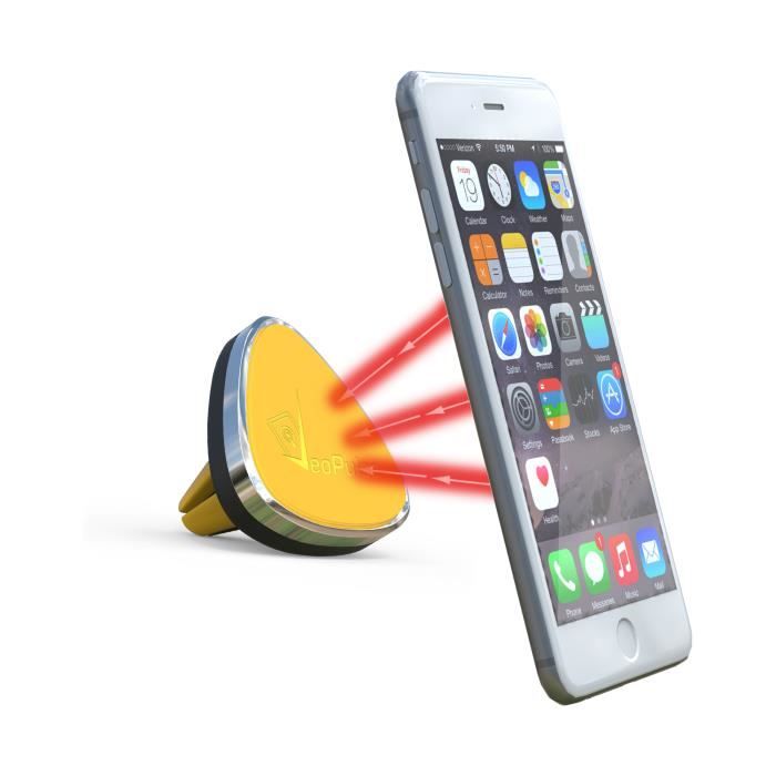 VeoPulse Support téléphone UNIVERSEL pour voiture- IPHONE SAMSUNG LG ASUS HUAWEI SONY NOKIA - Porte mobile 360°- Tous smartphones