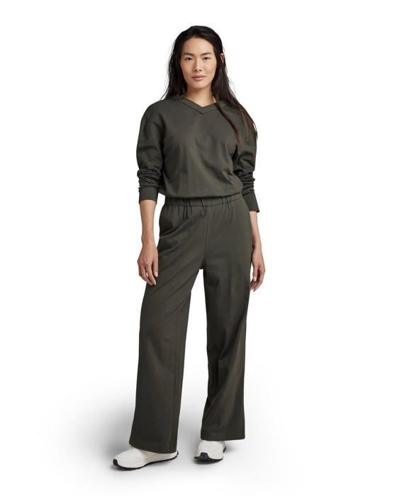 Combinaison (jumpsuit) Femme Jambe Large - Sans Manches, Bretelles Réglables - Tissu Léger - Pour été, Plage, Bureau Décontracté - 7