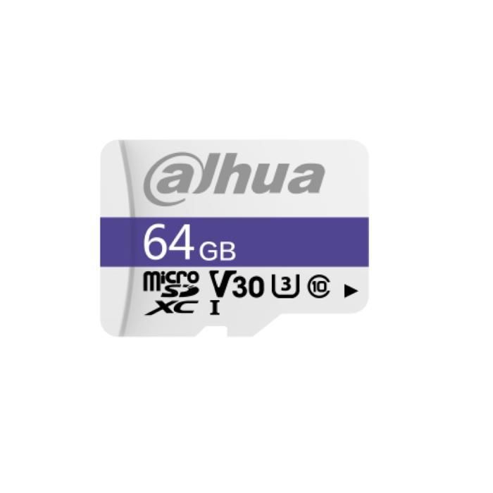 Carte mémoire - Dahua Technology - C100 - 64 Go - MicroSDXC UHS-I - Classe 10