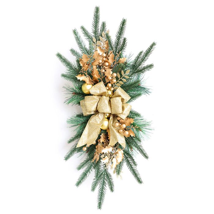 10 Branches Décoratives Noël Artificielles - Pour Guirlandes, Couronnes, Centre De Table - 12