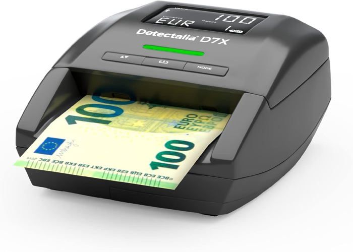 Détecteur Faux Billets Et Compteuse - UV/MG/IR - Portable Pour Euros, Dollars, Livres