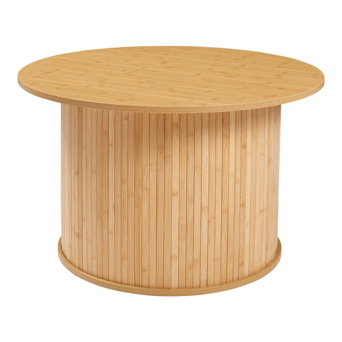 Table basse Ledepid bambou 48 x 80 cm naturel