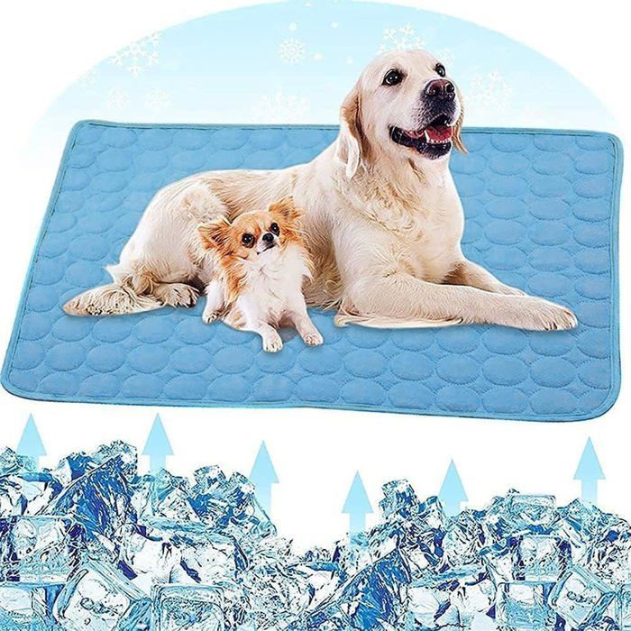Tapis rafraîchissant pour animaux de compagnie adapté aux chats et aux chiens durable et facile à refroidir