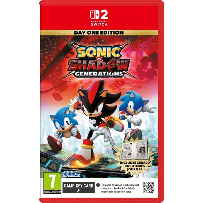 Jeu vidéo SEGA Sonic x Shadow Generations Nintendo Switch 2 Graphiques améliorés