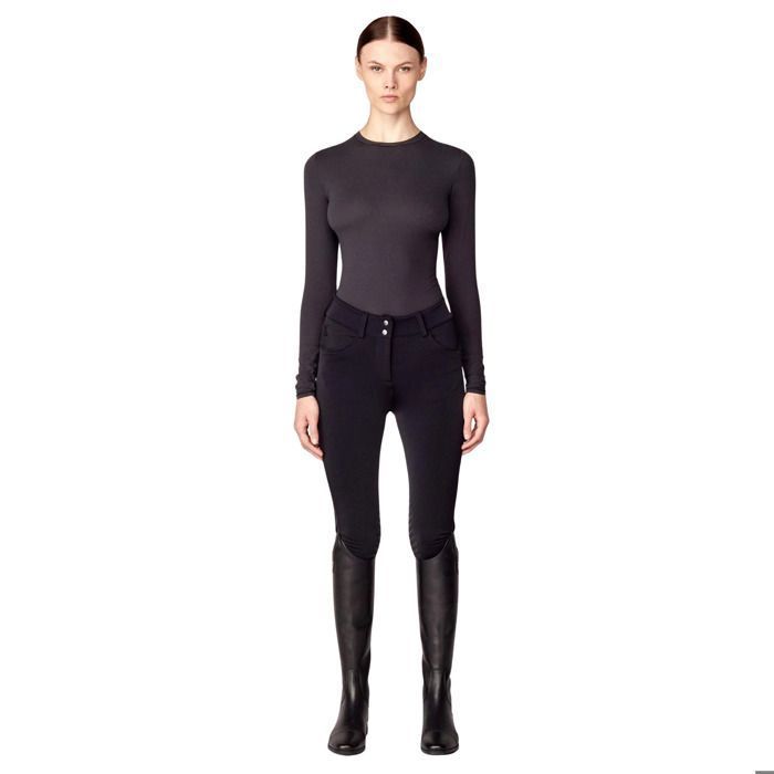 Pantalon D'équitation Stickyseat Femme, Taille M, Noir, Jodhpurs Culotte Neuve