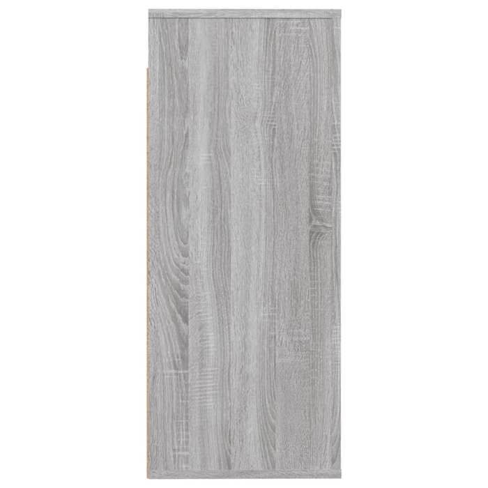 Moderne Armoire murale BURKE Meuble murale pour maison Sonoma gris 80x33x80 cm Bois dingénierie AA1311