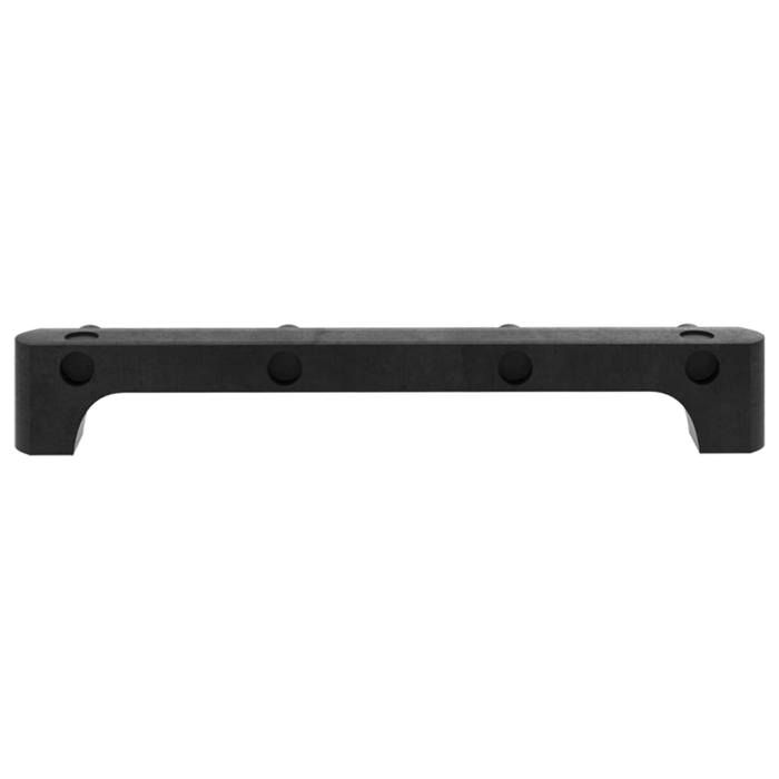Étagère 9 cubes en tissu - MEUBLECHIC - 103x30x1075 cm - Noir - 9 compartiments ouverts - Tissu polyester et acier