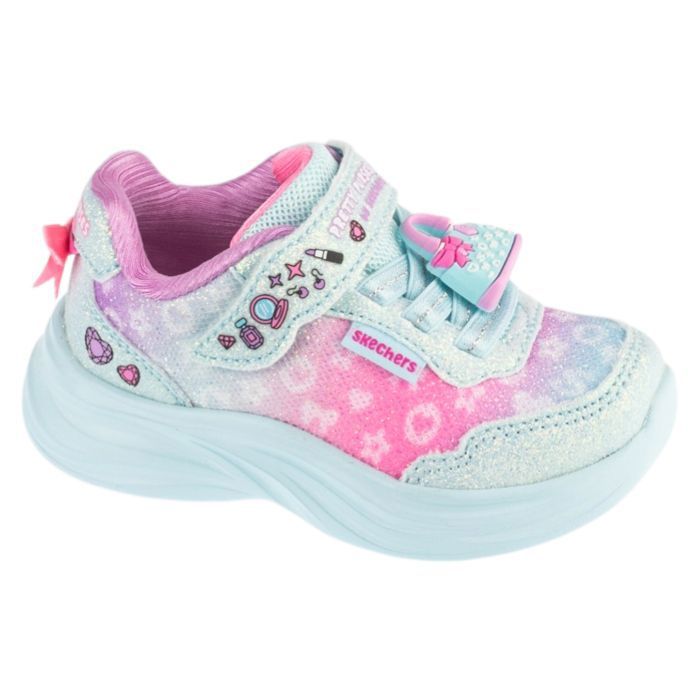 Skechers Baskets pour filles - Bleu - Skechers Power Jams 2.0