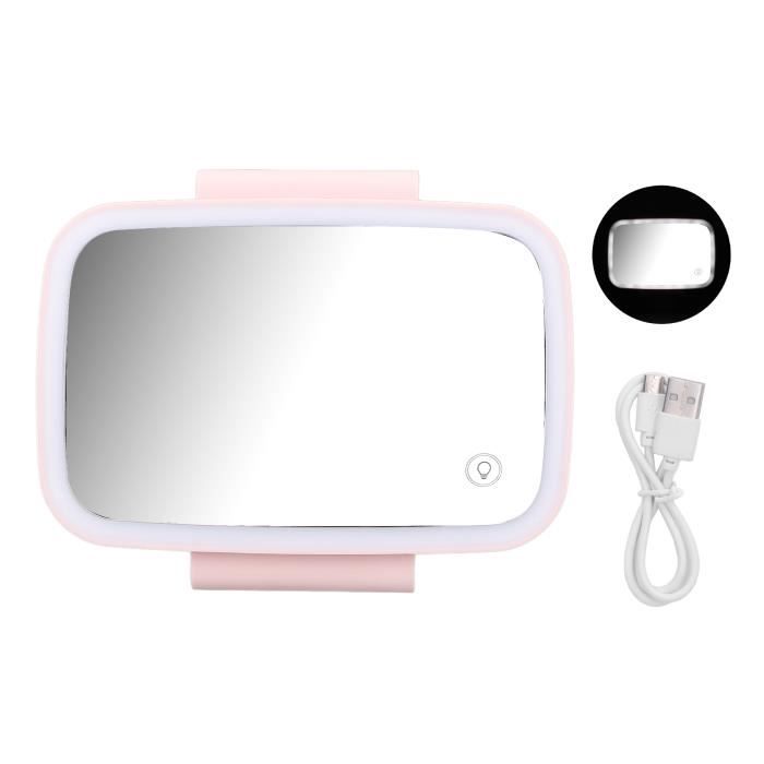 Akozon Miroir de courtoisie pour visière Pare-soleil de voiture miroir de  maquillage Surround LED allume l'écran tactile Plug and - Cdiscount Maison