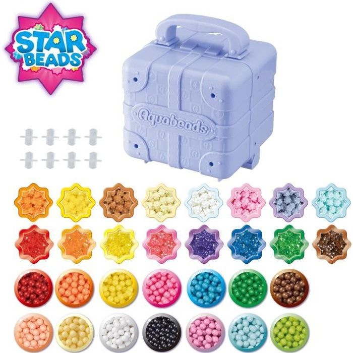 Loisir créatif - AQUABEADS - Coffre à perles 3000 - Multicolore - Enfant