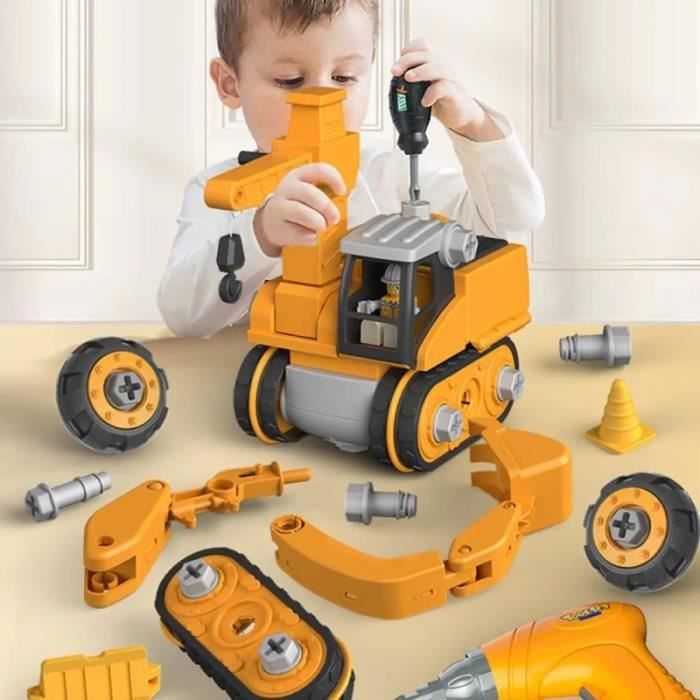 Camions Jouet 3 Ans Pack 4 Voitures De Construction GOORAIFU - Jouets à