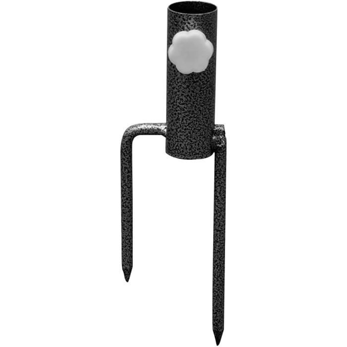 Ancre Pour Parasol De Plage En Acier Zingué 40 Cm - Robuste, Extensible, Résistante Au Vent, Facile à Installer