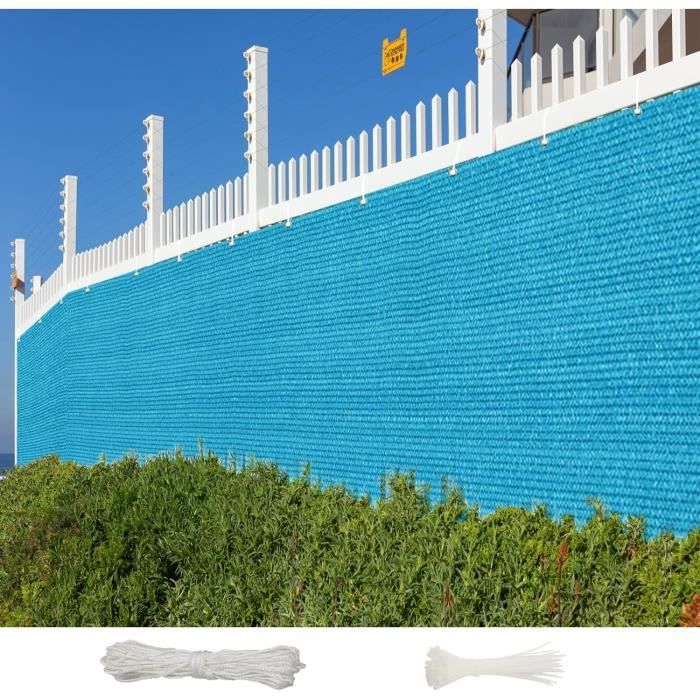 Brise vue cloture, balcon et terrasse 0,9x3m - 11 coloris