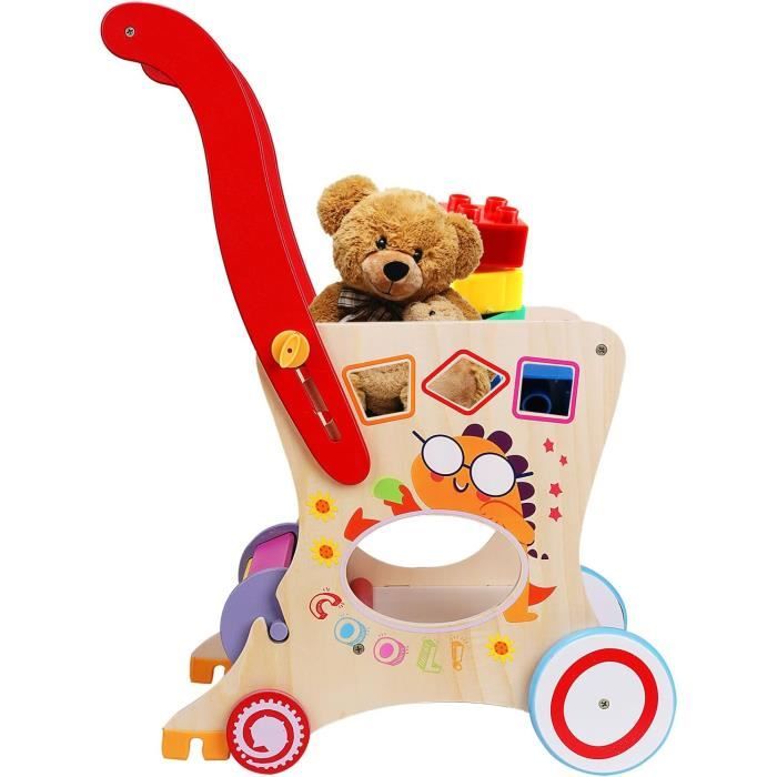 Chariot de Marche en Bois pour enfant Trotteur b b Chariot de