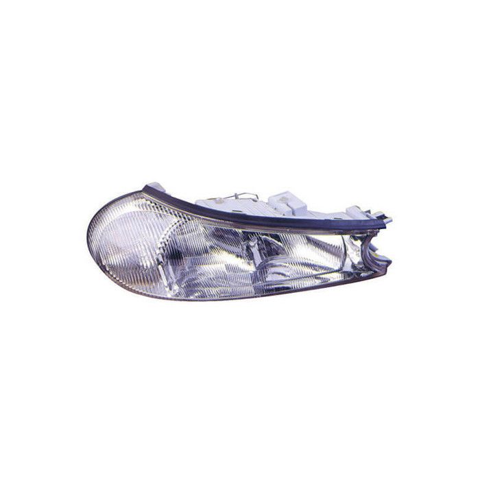 Phares Avant Gauche + Droit TYC Pour Ford Mondeo II (08.96-09.00) - Ampoules H7/H1 - Halogène Chrome - Neufs