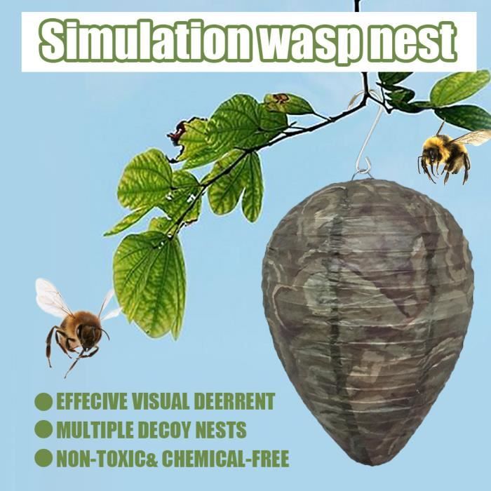 Guepes Yellowjackets Anti Guepes Frelons D Abeilles Faux Nid Simule Et Naturel Nouveau Bibibobi 158 Achat Vente Piege Nuisible Jardin Guepes Yellowjackets Cdiscount