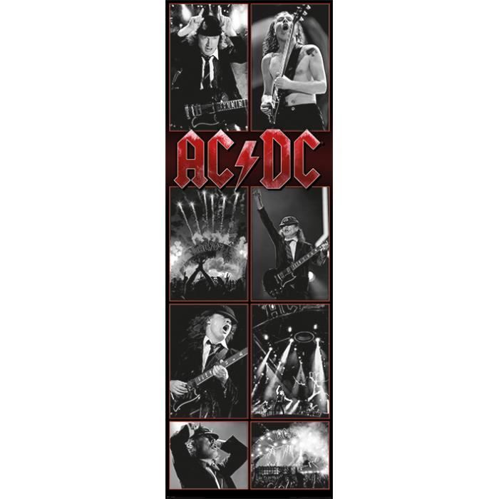 AC-DC - Live - 53x158cm - AFFICHE-POSTER - Envoi Roulé - Cdiscount Maison
