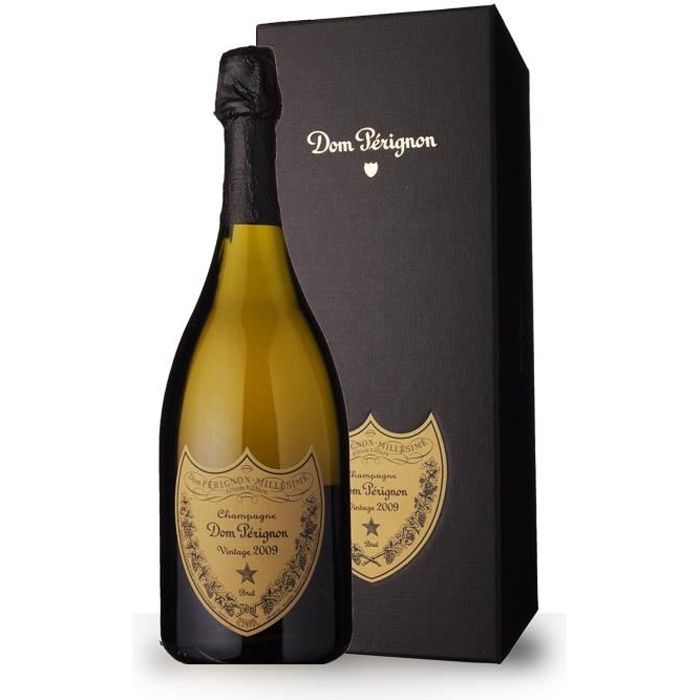 Dom Pérignon Vintage 2009 Brut Coffret 75cl Champagne La cave Cdiscount