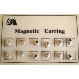 Lot De 6 Paires De Boucles D'oreilles Fantaisie Vintage à Clips - Style Rétro