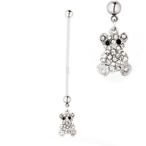 Piercing nombril maternité femme enceinte ours blanc Cdiscount Au quotidien