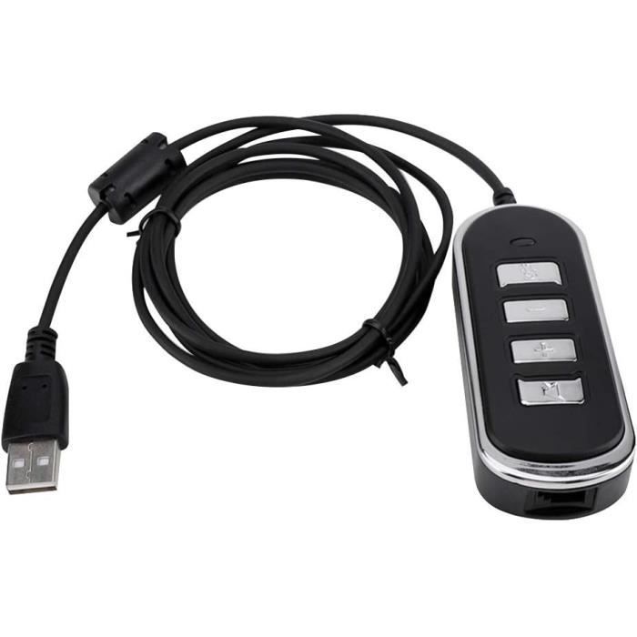 Câble Adaptateur Audio De Téléphone, 3.5mm, Femelle à RJ9 Mâle, Connecteur Pour Casque, Pour