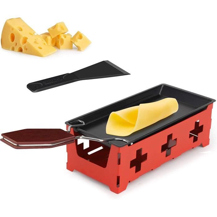 Fondue Chocolat 300 Ml Céramique Blanche – Set 11 Pièces Avec Plateau Bois, 4 Fourchettes & Assiettes (sans Bougie)