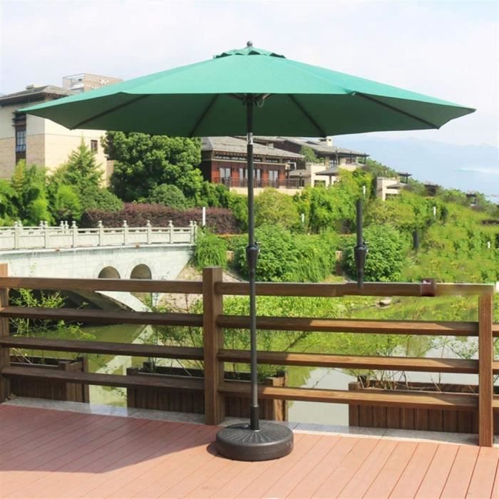 Parasol De Jardin Extérieur Parasol Inclinable 230cm-270cm Avec Cadre En Métal Protection