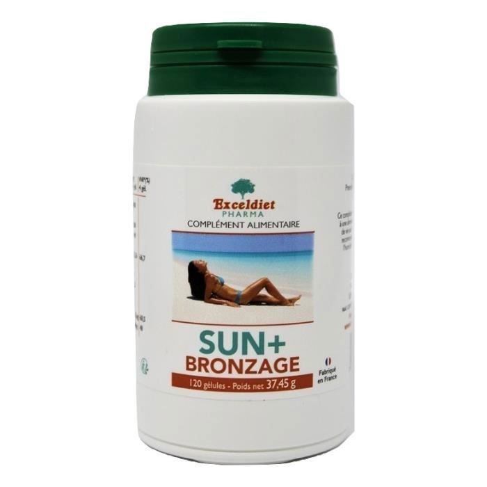 Sun + Bronzage Béta carotène Carotte 3 Vitamines C, E, A 120