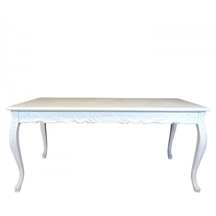 Table Baroque Blanche Pas Cher