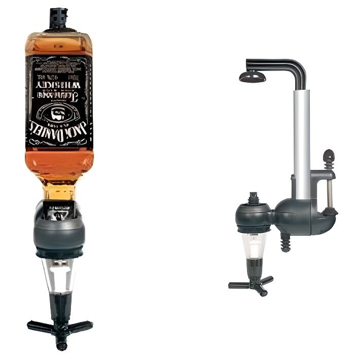 Professional 3-Bouteille renouvelable Liqueur Distributeur Support Acier Inoxydable Professional 3-Bouteille renouvelable Liqueur Distributeur Support Acier Inoxydable