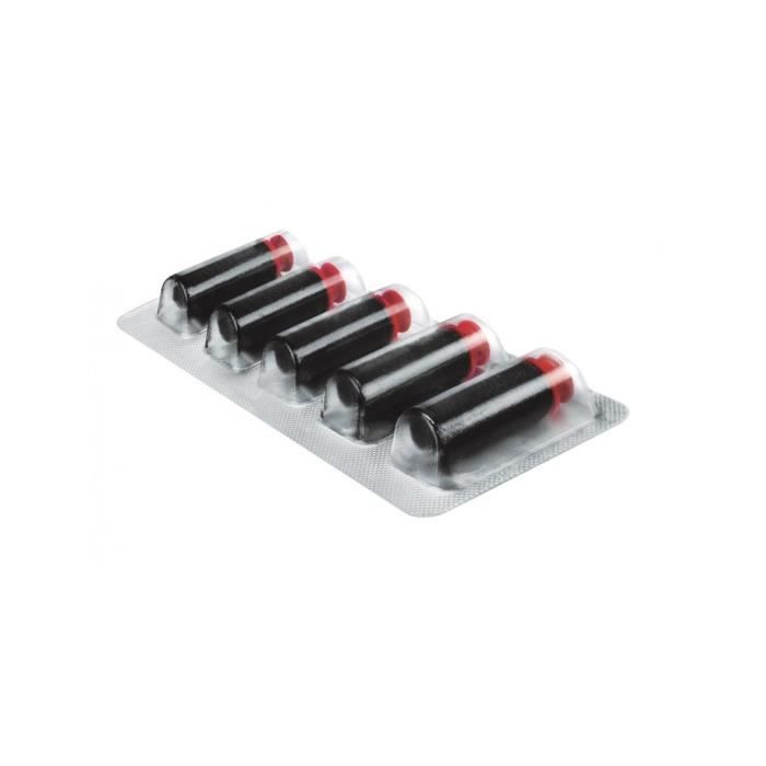 Rouleaux encreurs Meto pour étiqueteuse Arrow S réf. 9505909 (1 ligne x 8 caractères pour étiquettes de 22 x 12 mm) 5 unités