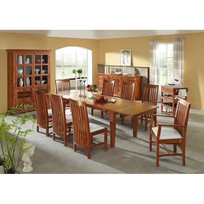 Platon Table A Manger De 6 A 8 Personnes Style Industriel Placage
