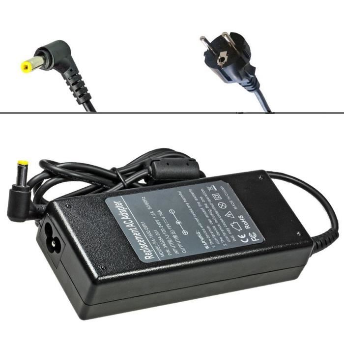 Chargeur Secteur Pour Packard Bell EasyNote TJ65-AU-001 - Neuf - SJ STORE ADAPTATEUR-015GYINE7KO