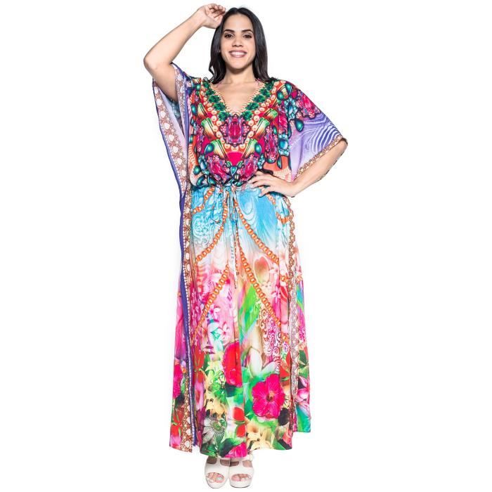 robe fleurette longue