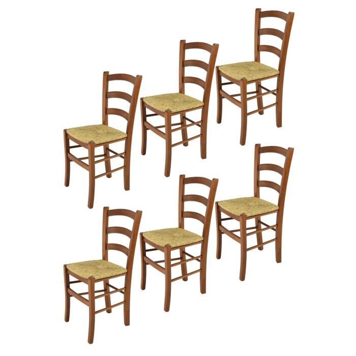 Tommychairs Set 6 Chaises Venice Pour La Cuisine Bar Et La