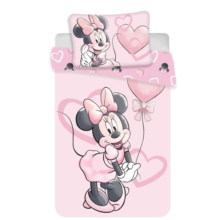 Parure De Lit Bebe Minnie Disney Pink Coton Cdiscount Maison Parure De Lit Bebe Minnie Disney Pink Coton Cdiscount Maison