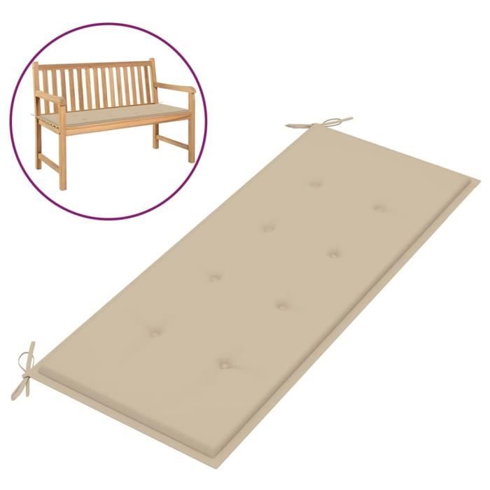 coussins pour balançoire 120x60x50, Beige 5 Appui L Coussins pour banc Siège coussins pour balançoire 120x60x50, Beige 5 Appui L Coussins pour banc Siège