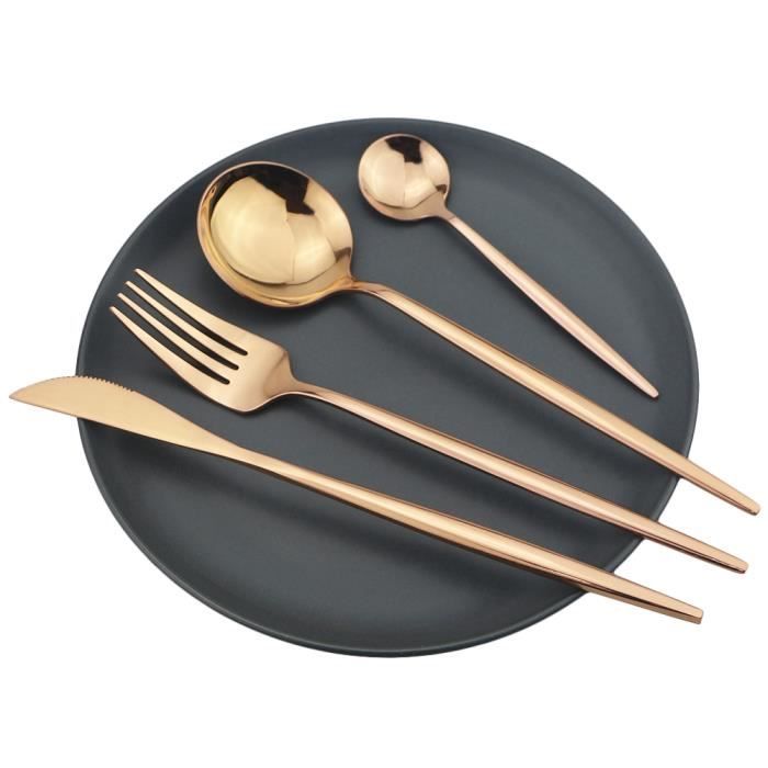 Duo, Rose - Set de 4 couverts de table
