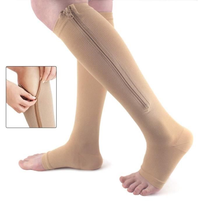 Chaussettes couleur sale chair