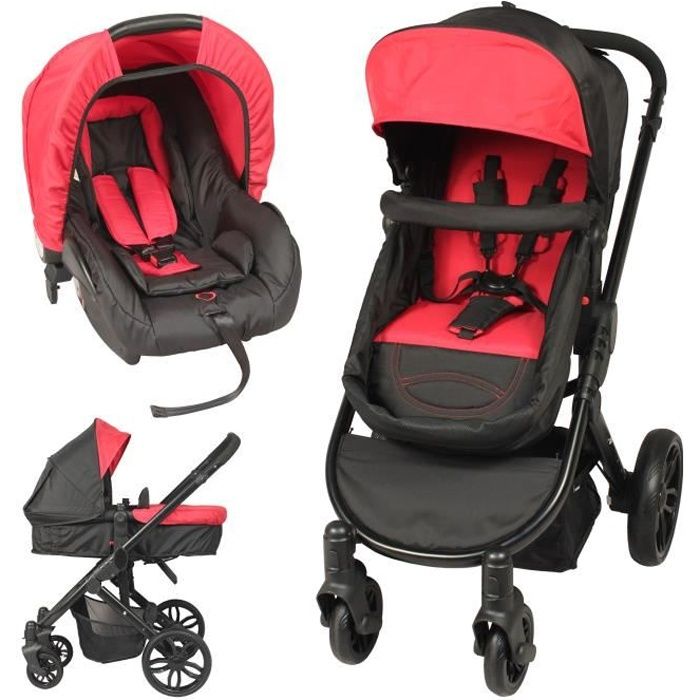 Poussette 3 en 1 bambisol discount