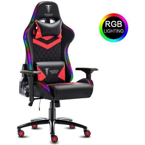Siege Berserker Gaming Thor Illuminated Rgb Bk Red 60 Led Prix Pas Cher Cdiscount