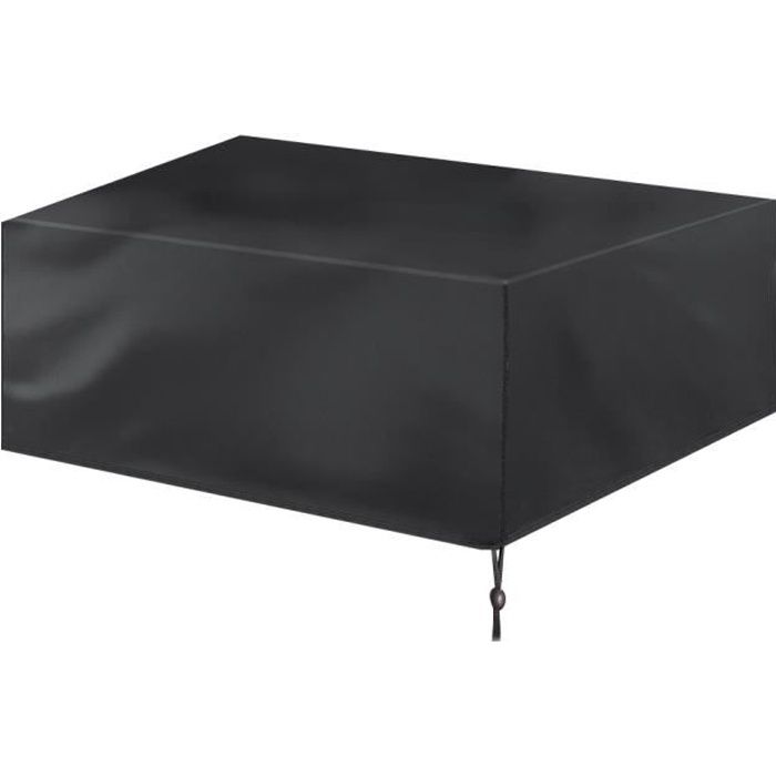 borlai®210d housse pour mobilier de jardin étanche bâche 270x180x89cm couverture housse de protection meuble table salons de jardin