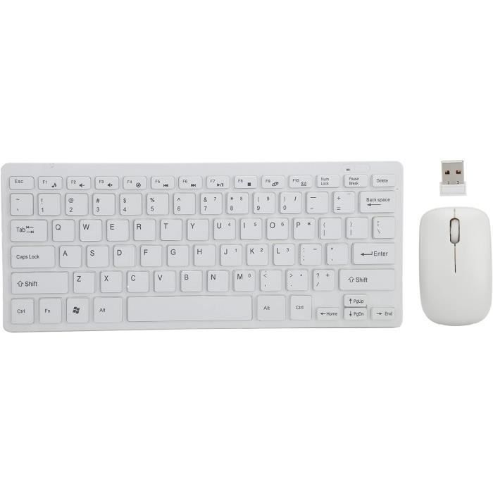 Ensemble De Clavier De Souris Sans Fil, Combinaison De Clavier Et De Souris Ultra-Mince Simple Ensemble De Clavier De Souris Sans Fil, Combinaison De Clavier Et De Souris Ultra-Mince Simple