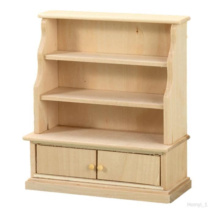 JTLB Meubles Miniatures 1:12 pour Maison de Poupée avec étagère Daf