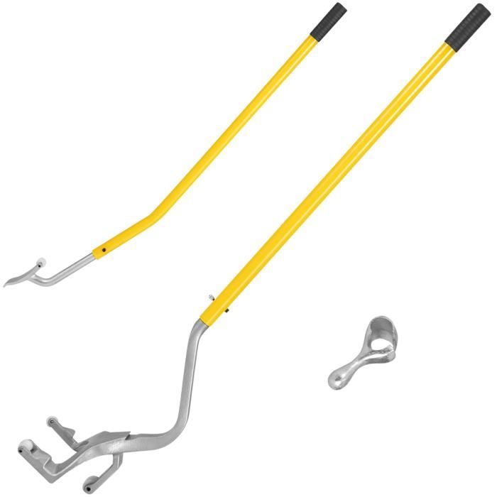 Changeur De Pneus Moto Portable - Acier Allié, Griffes Réglables 1-8" - Pour Moto, Scooter, Voiturette