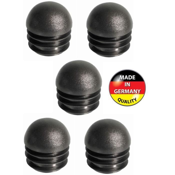 5x EMBOUT DE TUBE ROND RENTRANT PLASTIQUE DIAMETRE 20MM CHAISE MEUBLE  PROTECTION FAUTEUIL - Cdiscount Bricolage