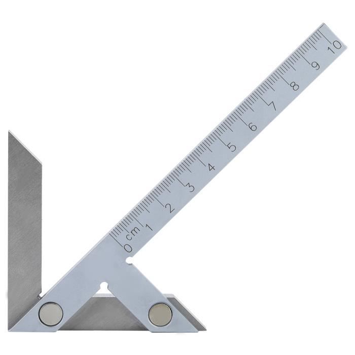1 Pcs Equerre Menuisier Rapporteur D'Angle Traceur Central